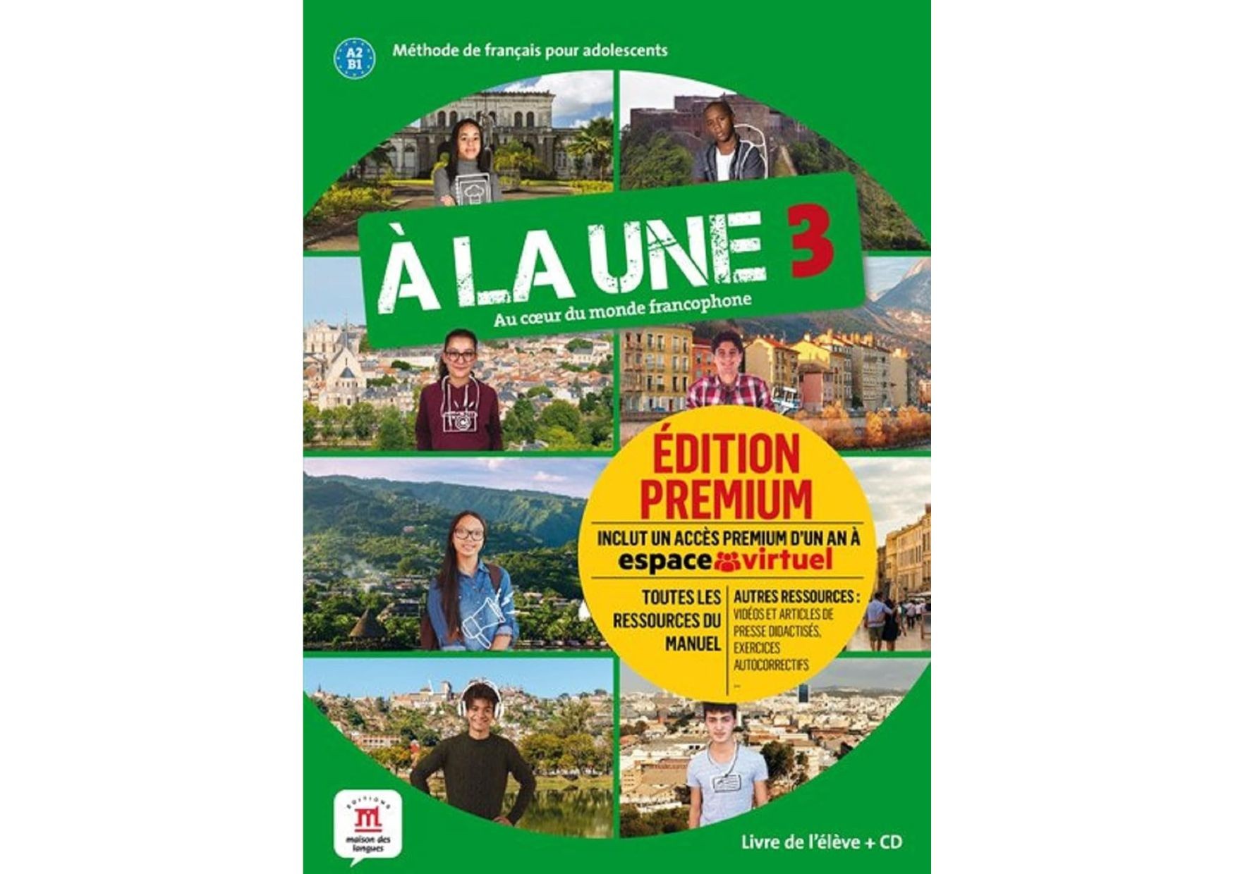 À la Une 3 Textbook & CD - PREMIUM EDITION