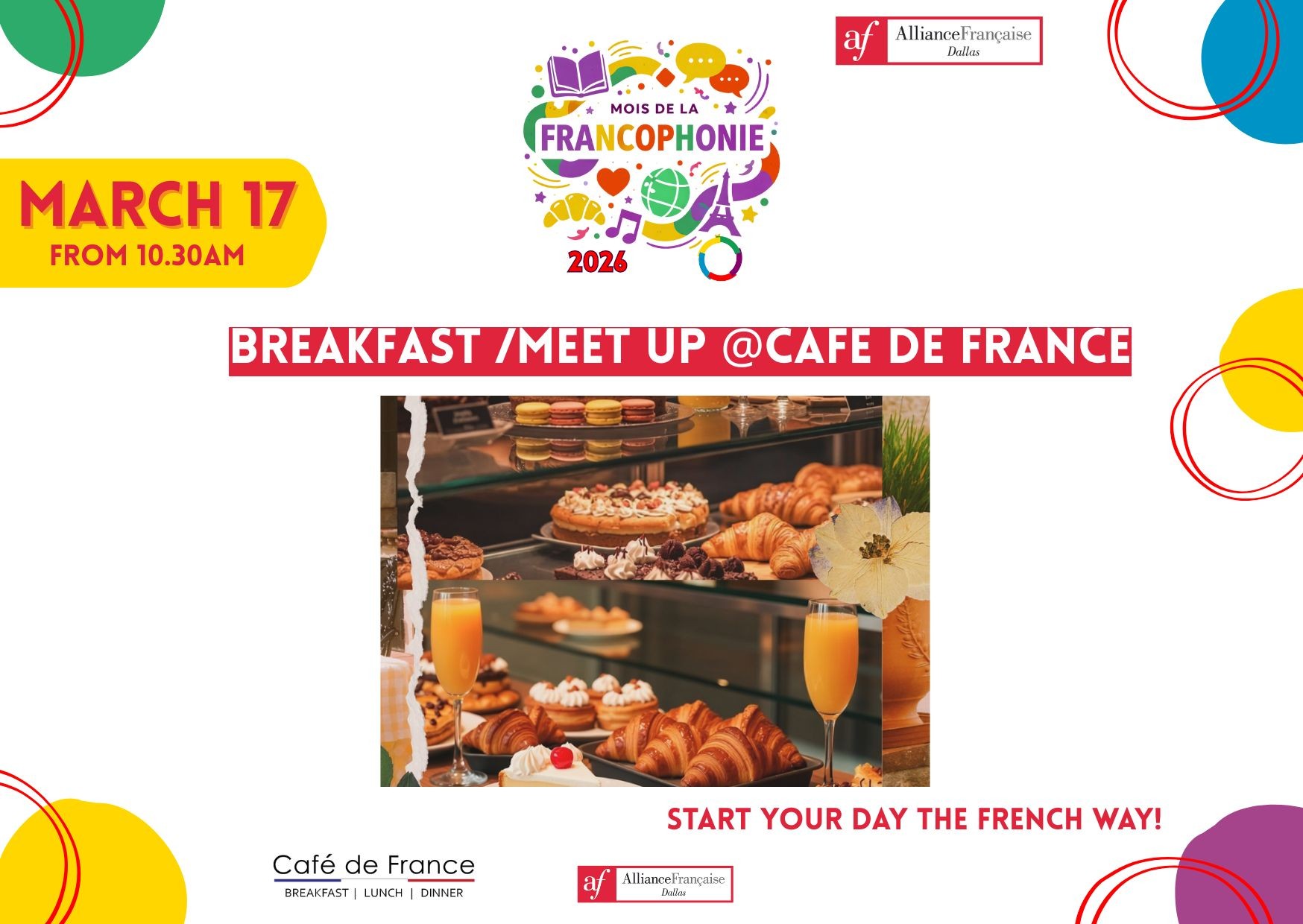Breakfast - Meet up @Cafe de France