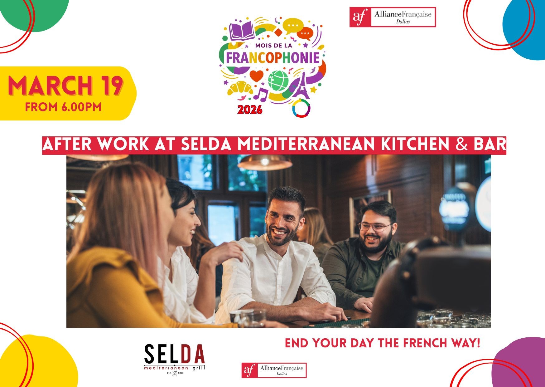 After work @Selda Mediterranean Kitchen & Bar