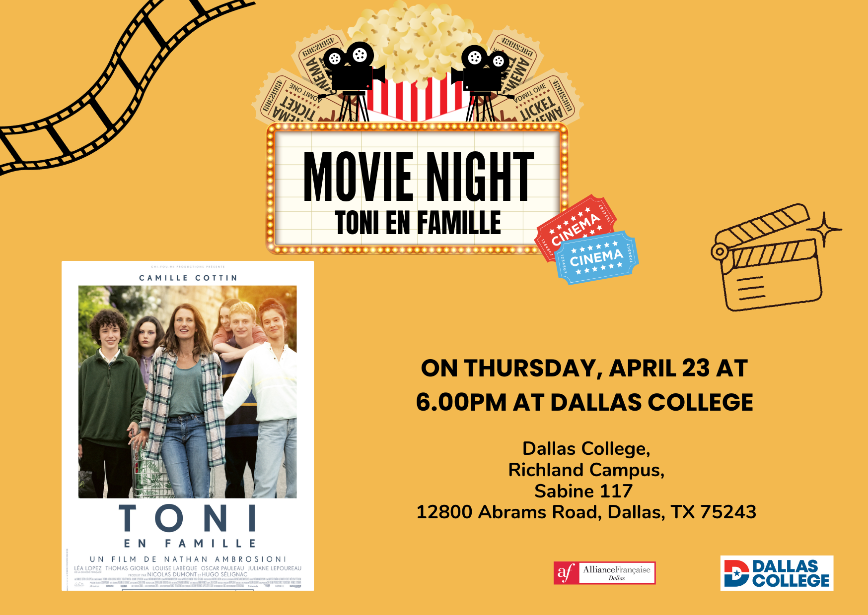 Movie Night "Toni en famille"