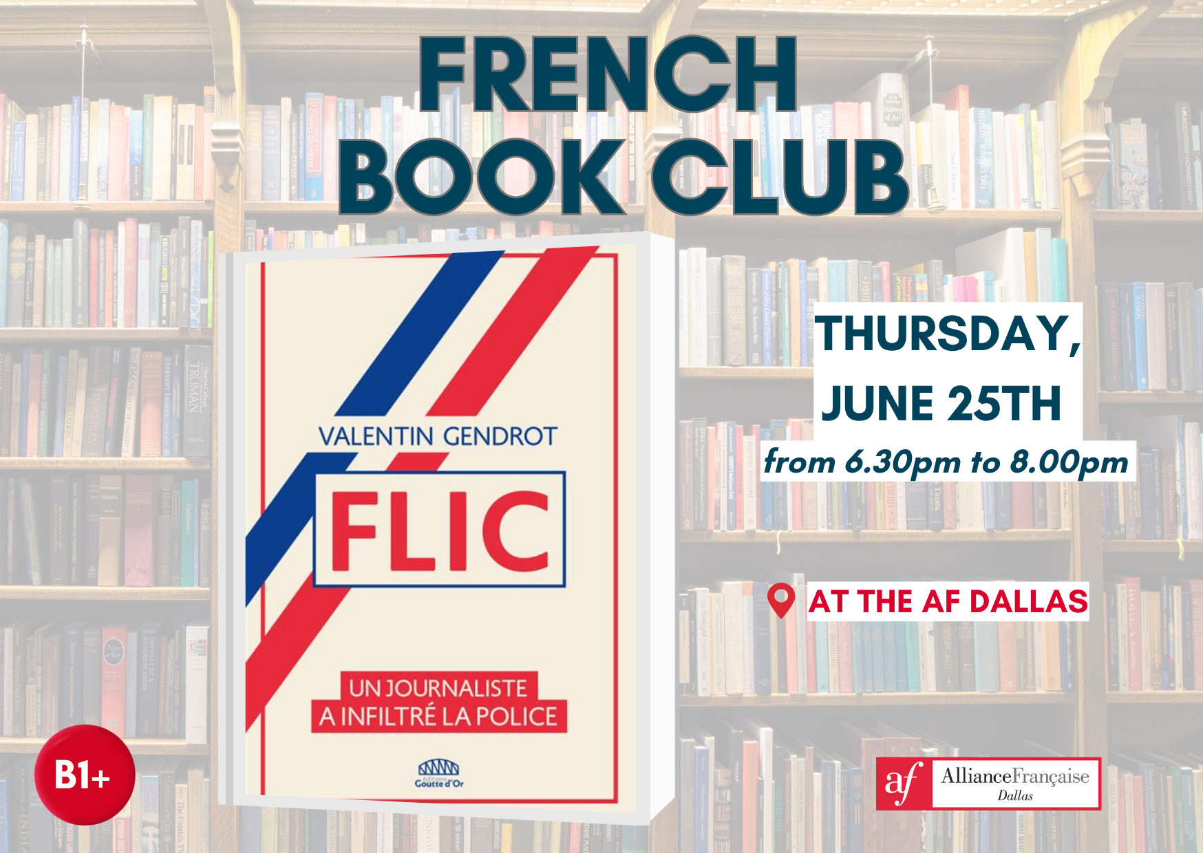 French Book club - Flic