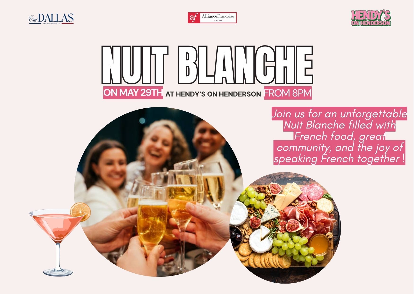 Nuit Blanche with Oui Dallas at Hendy’s on Henderson